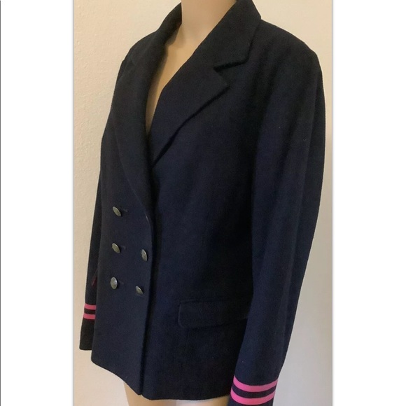 American Eagle Outfitters Women’s Wool Coat Jacket sz XL blue - Picture 2 of 14